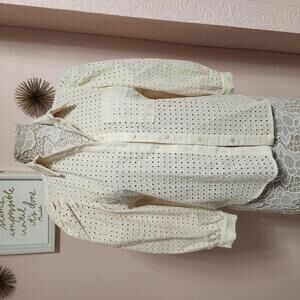 LKNW Corey Lynn Calter top blouse Cream XS